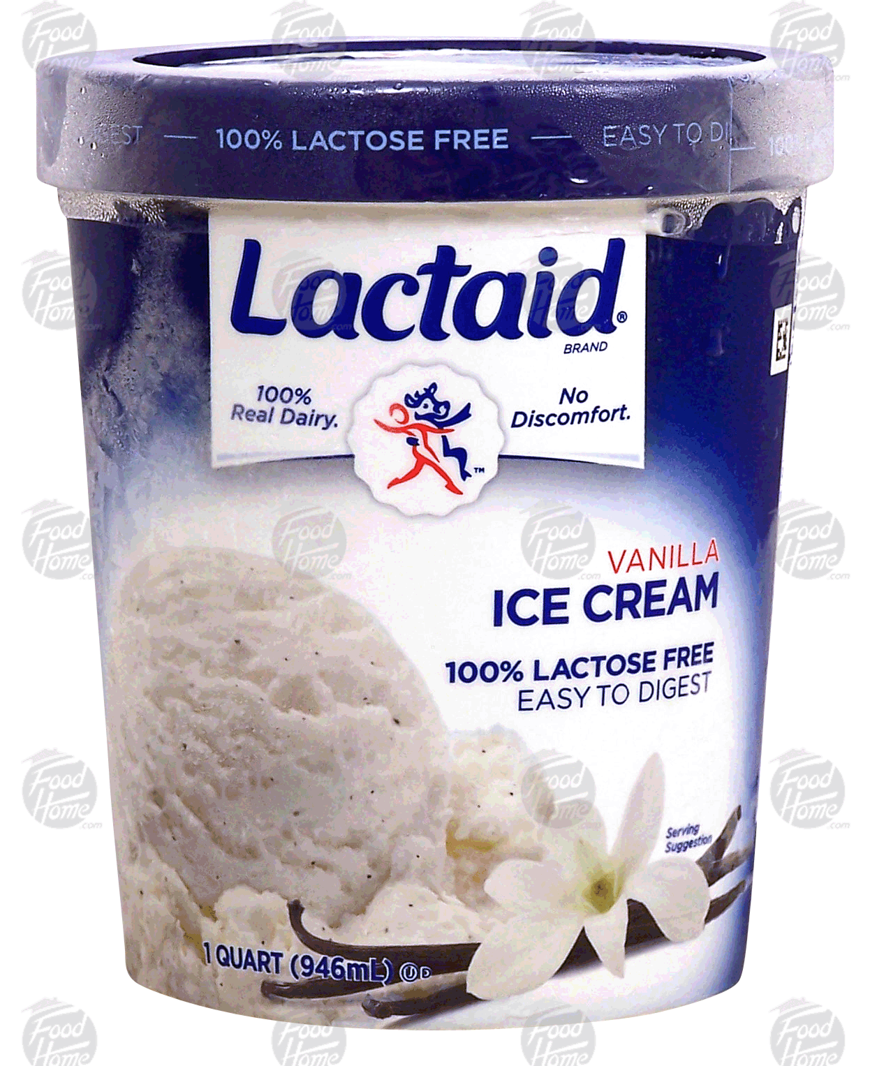 Lactaid  vanilla ice cream, 100% lactose free Full-Size Picture